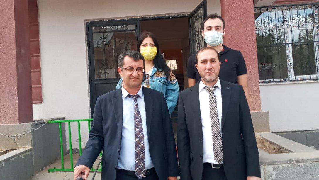 İlçe Milli Eğitim Müdürümüz Mehmet Kasım ERVA ve Şube Müdürümüz Yakup ARTAN Köy Okullarımıza Ziyarette Bulundular.